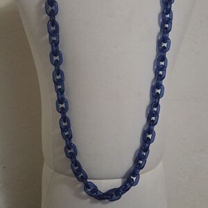 Blue Chain Necklace